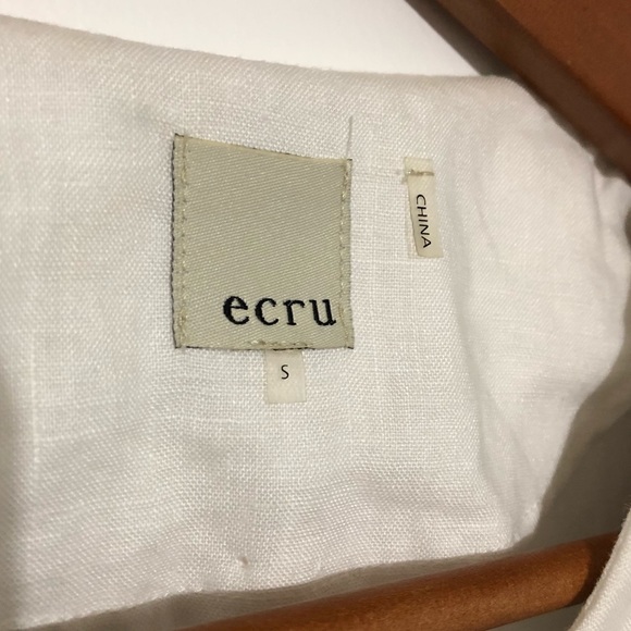 ecru Jackets & Coats Ecru Suede And Linen Bomber Jacket Poshmark